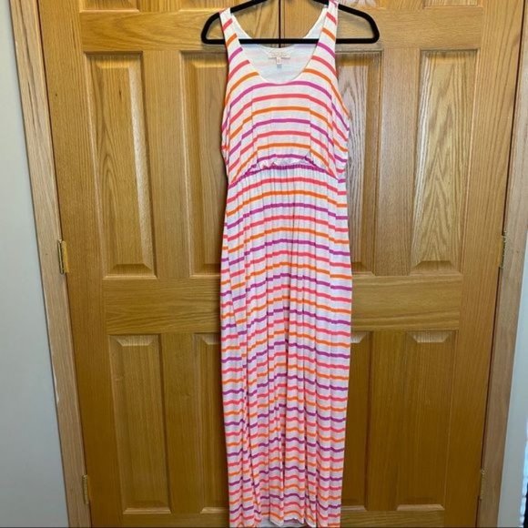 Gibson Latimer Dresses & Skirts - Gibson Latimer Tank Style Striped Maxi Dress Size Medium